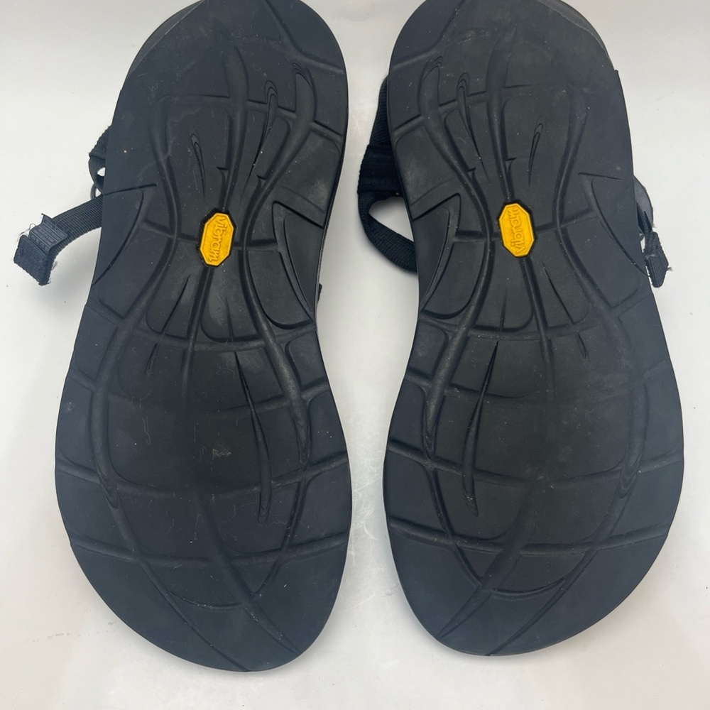 Black Women's Strappy Outdoor Sandals - Picture 7 of 8